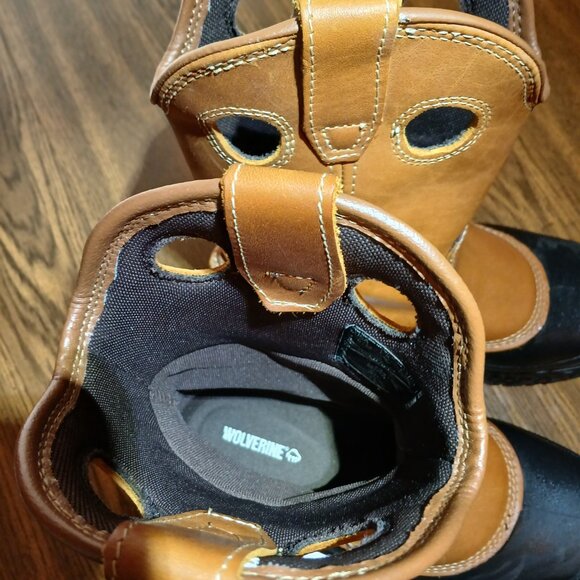 Mens 9.5M Wolverine Pull On Waterproof Composite Steel Toe Work Boots W05699 - Picture 9 of 11